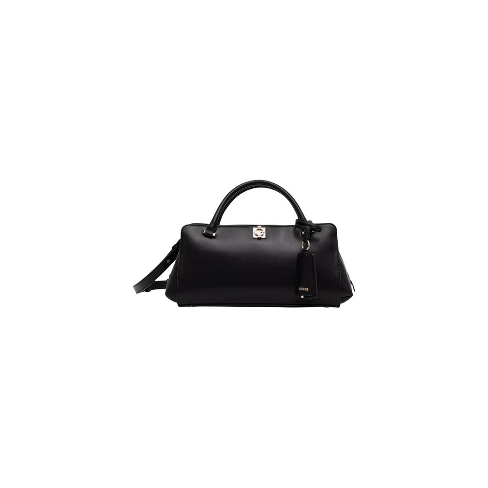 Schwarze Handtasche aus Polyethylen Guess