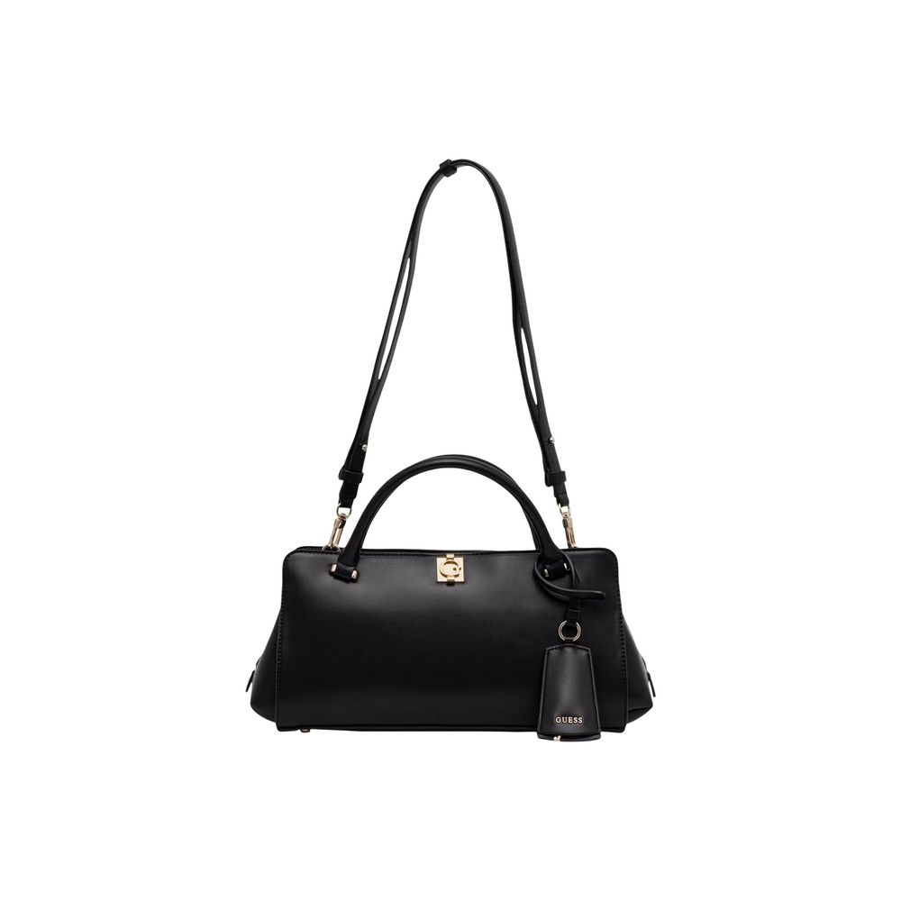 Schwarze Handtasche aus Polyethylen Guess