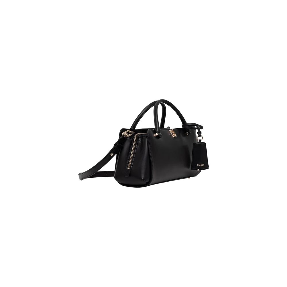 Schwarze Handtasche aus Polyethylen Guess