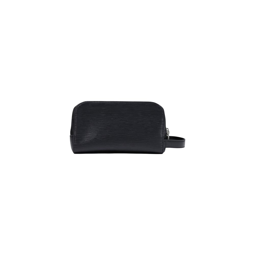 Schwarze Clutch aus Polyethylen Guess