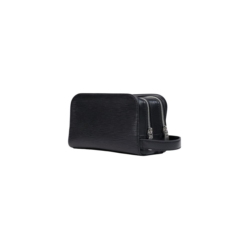 Schwarze Clutch aus Polyethylen Guess