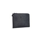 Schwarze Clutch aus Polyethylen Guess