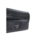 Schwarze Clutch aus Polyethylen Guess