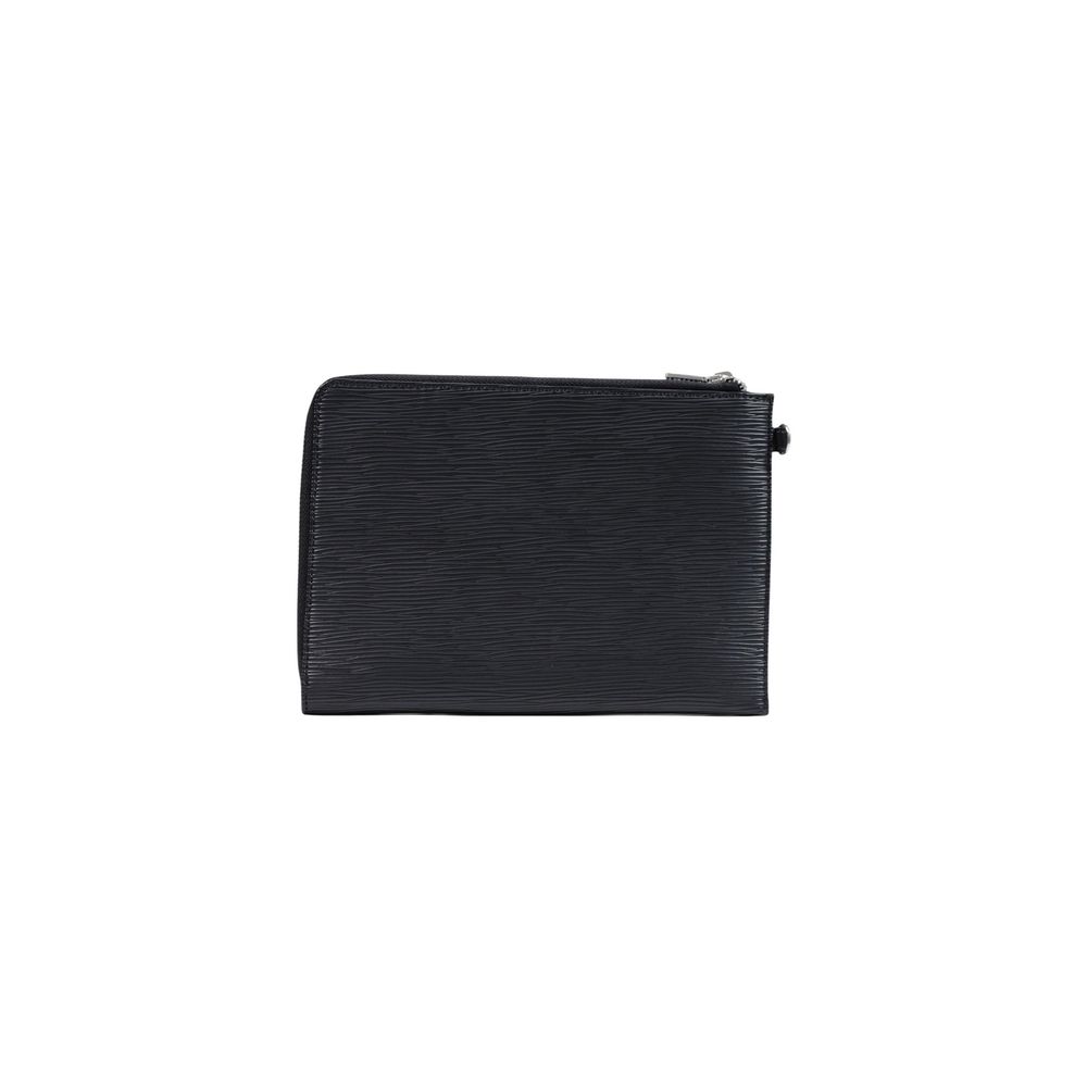 Schwarze Clutch aus Polyethylen Guess