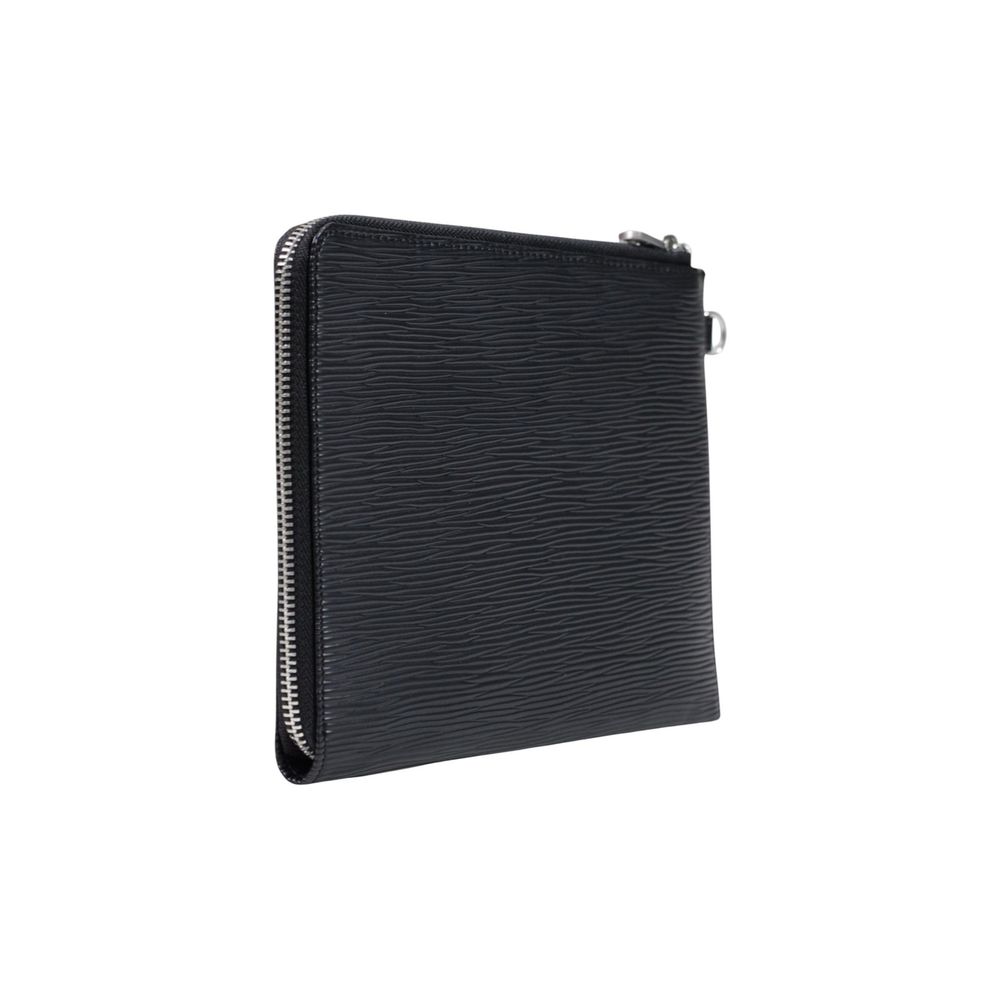 Schwarze Clutch aus Polyethylen Guess