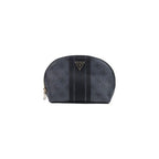 Schwarze Clutch aus Polyethylen Guess