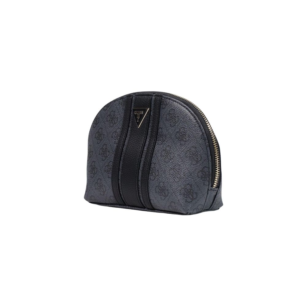 Schwarze Clutch aus Polyethylen Guess