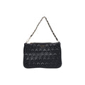 Schwarze Clutch aus Polyethylen Guess