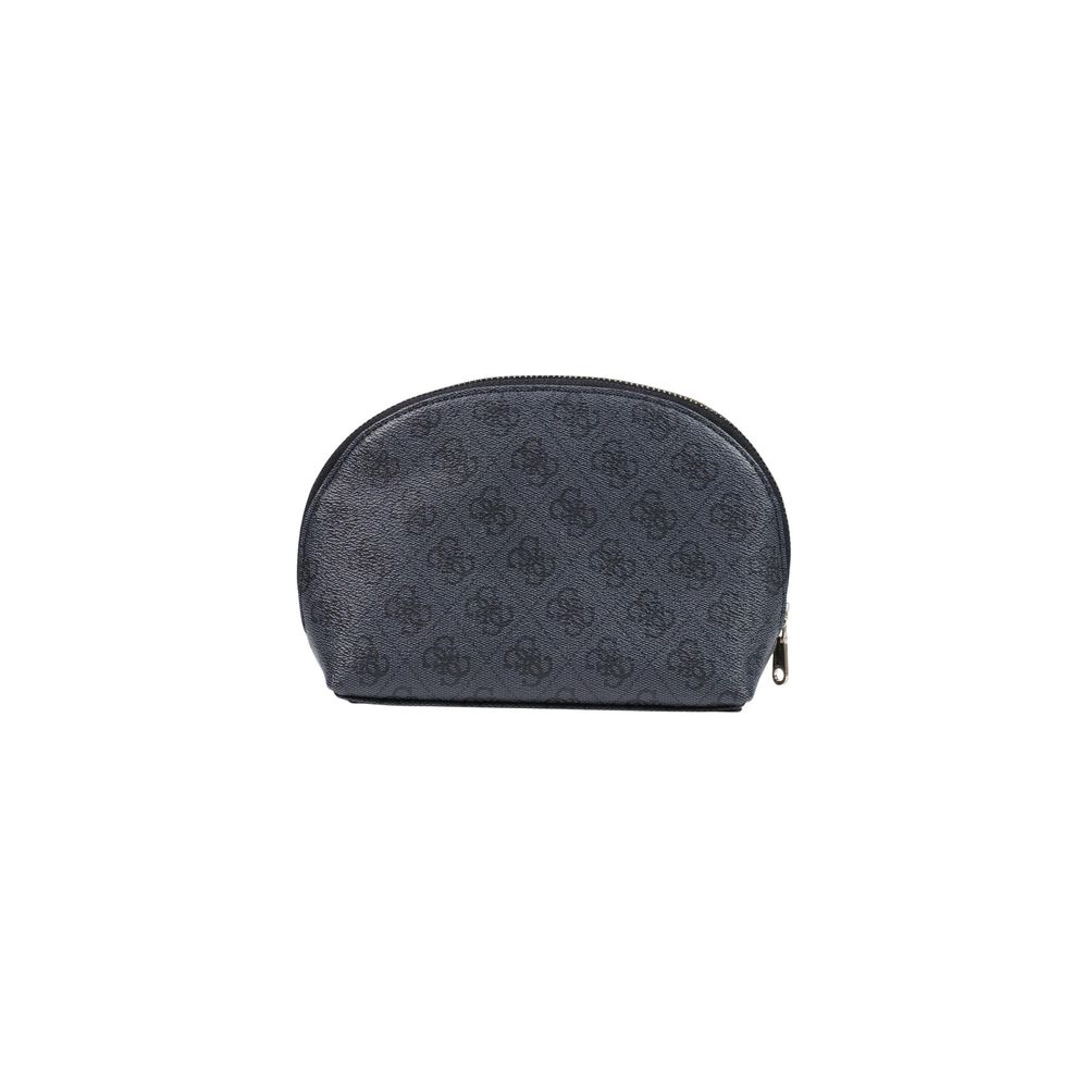 Schwarze Clutch aus Polyethylen Guess