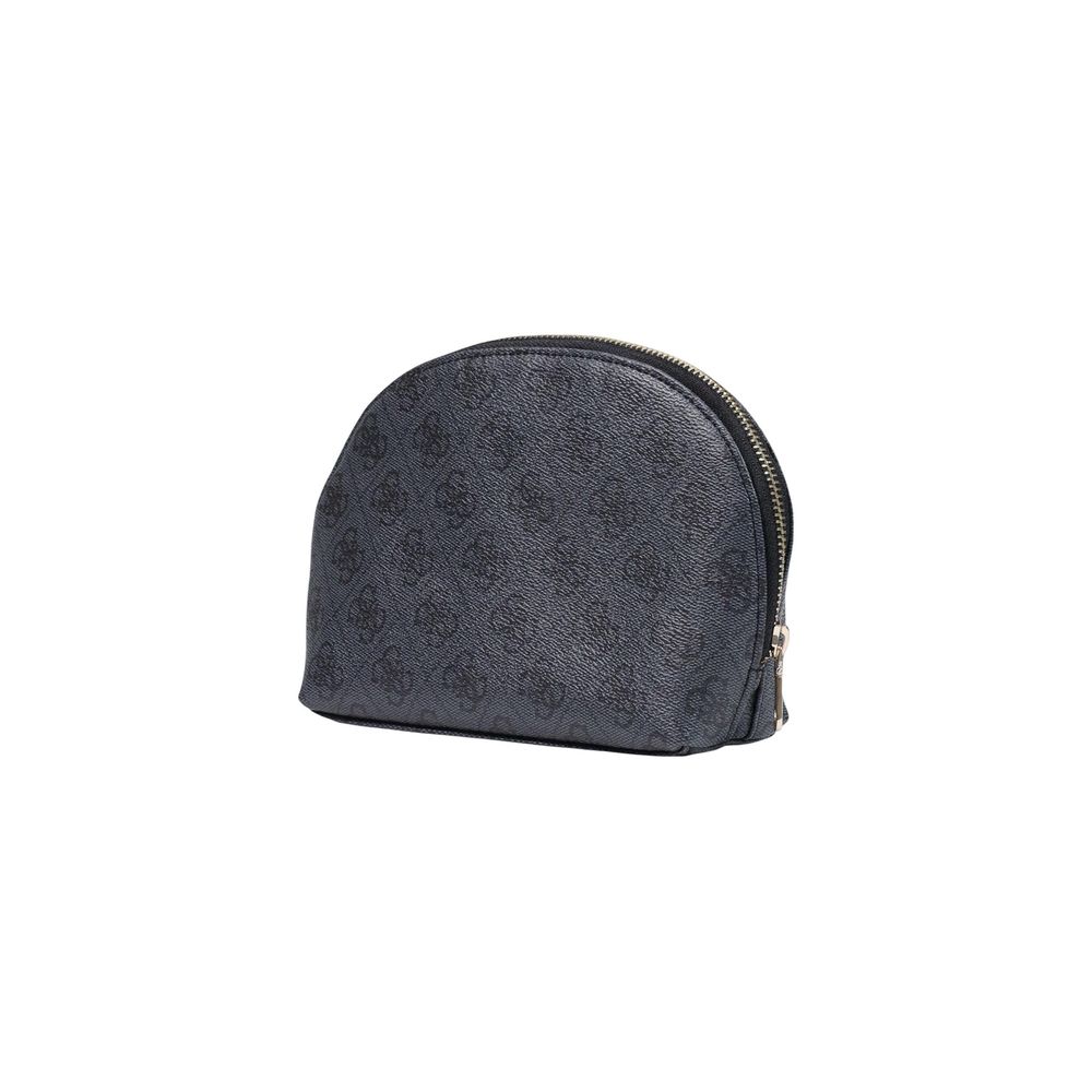 Schwarze Clutch aus Polyethylen Guess