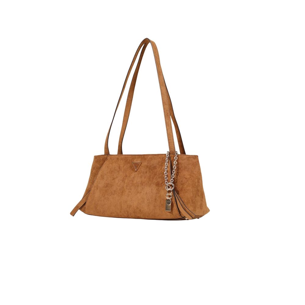 Braune Handtasche aus Polyester Guess