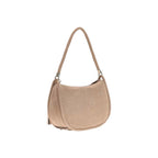 Beige Wildleder-Handtasche Guess