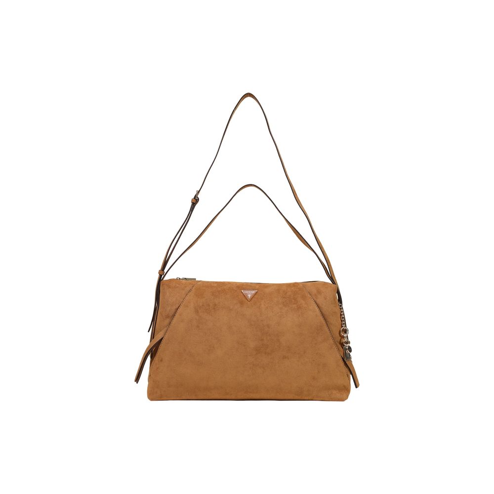 Braune Handtasche aus Polyester Guess