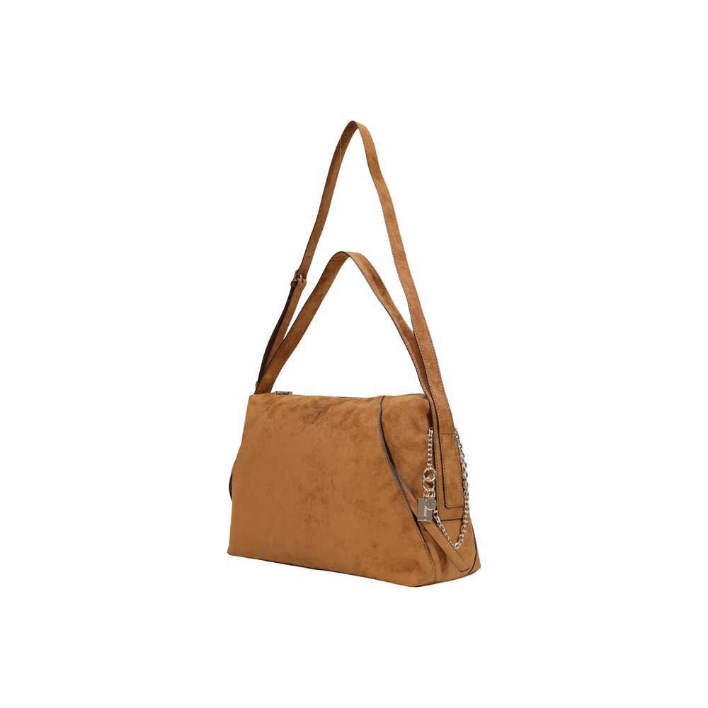 Braune Handtasche aus Polyester Guess