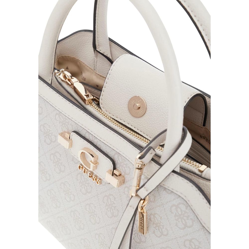 Weiße Handtasche aus Polyethylen Guess