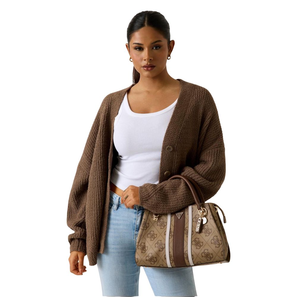 Zweifarbige Handtasche aus Polyethylen Guess