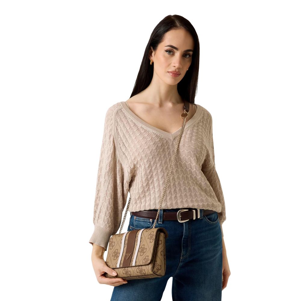 Zweifarbige Handtasche aus Polyethylen Guess