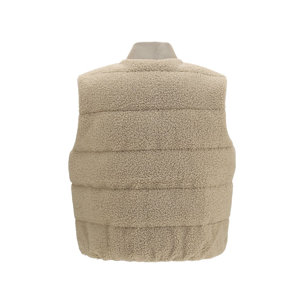 Beige Polyester Ärmellose Jacke Parajumpers
