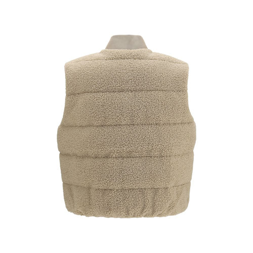 Beige Polyester Ärmellose Jacke Parajumpers