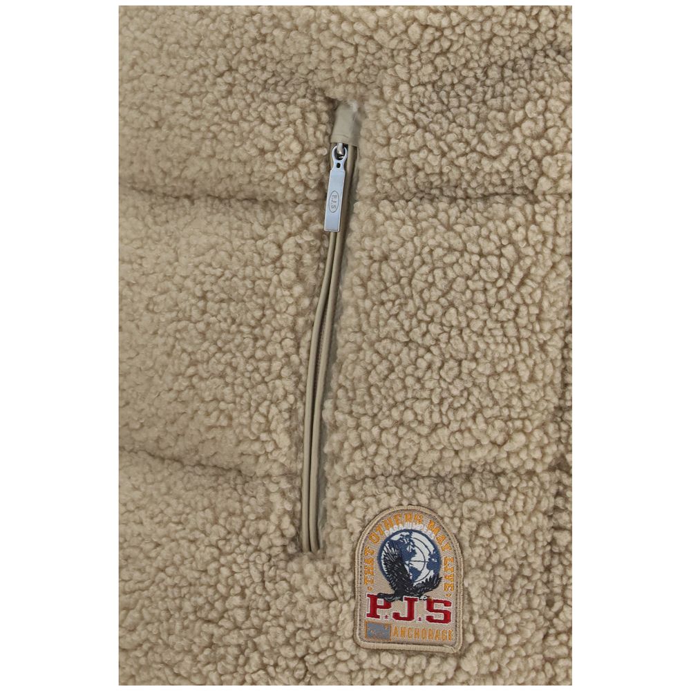 Beige Polyester Ärmellose Jacke Parajumpers