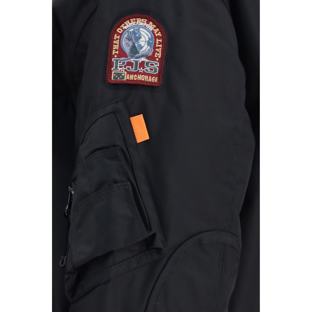 Schwarzer Bomber aus Polyamid Parajumpers