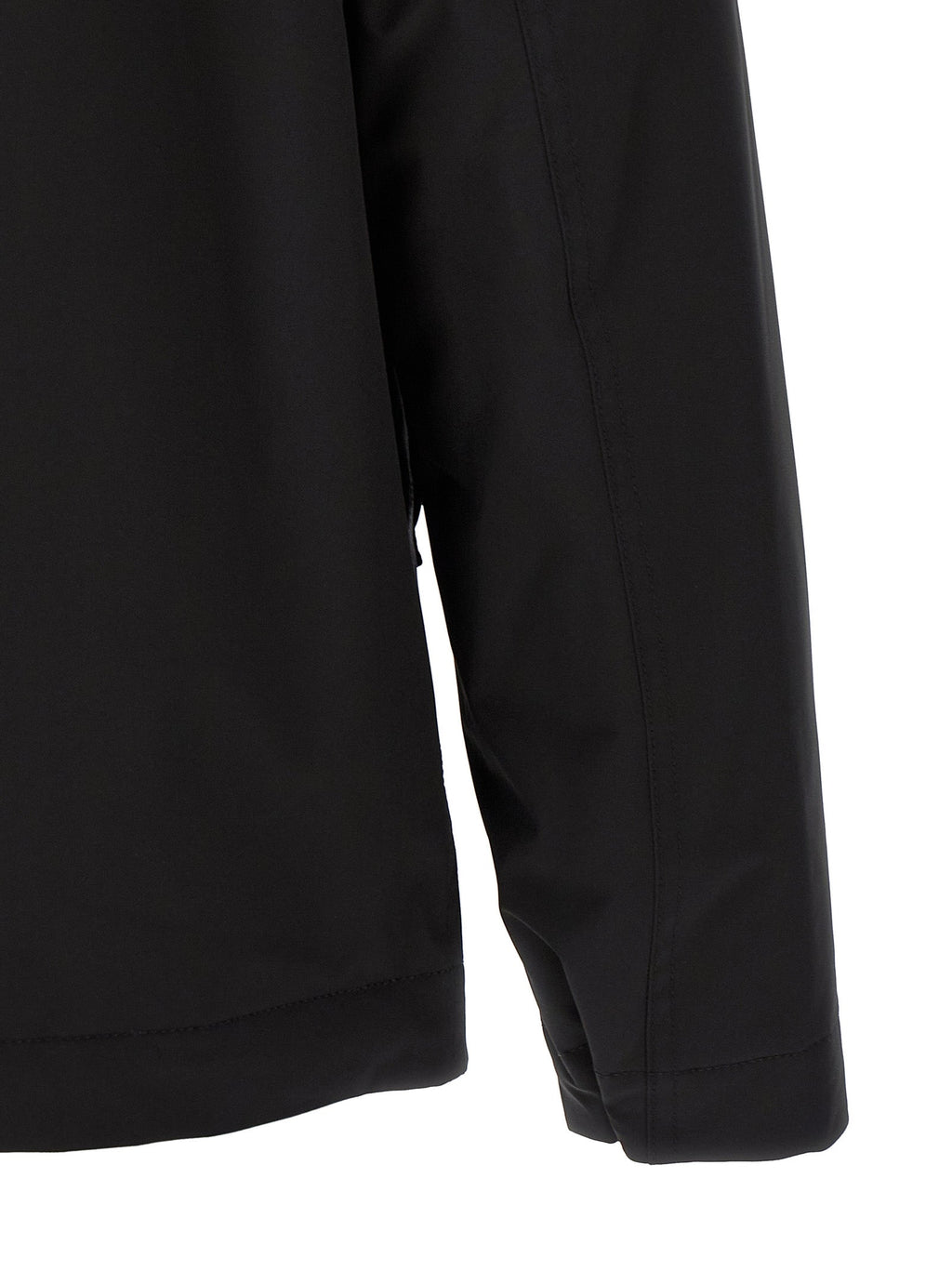Schwarze Shell-Jacke aus Polyester Stone Island