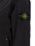 Schwarze Shell-Jacke aus Polyester Stone Island
