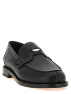 Schwarze Loafer aus Kalbsleder zum Hineinschlüpfen Christian Louboutin