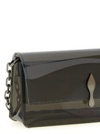 Schwarze PVC Clutch Bag Christian Louboutin