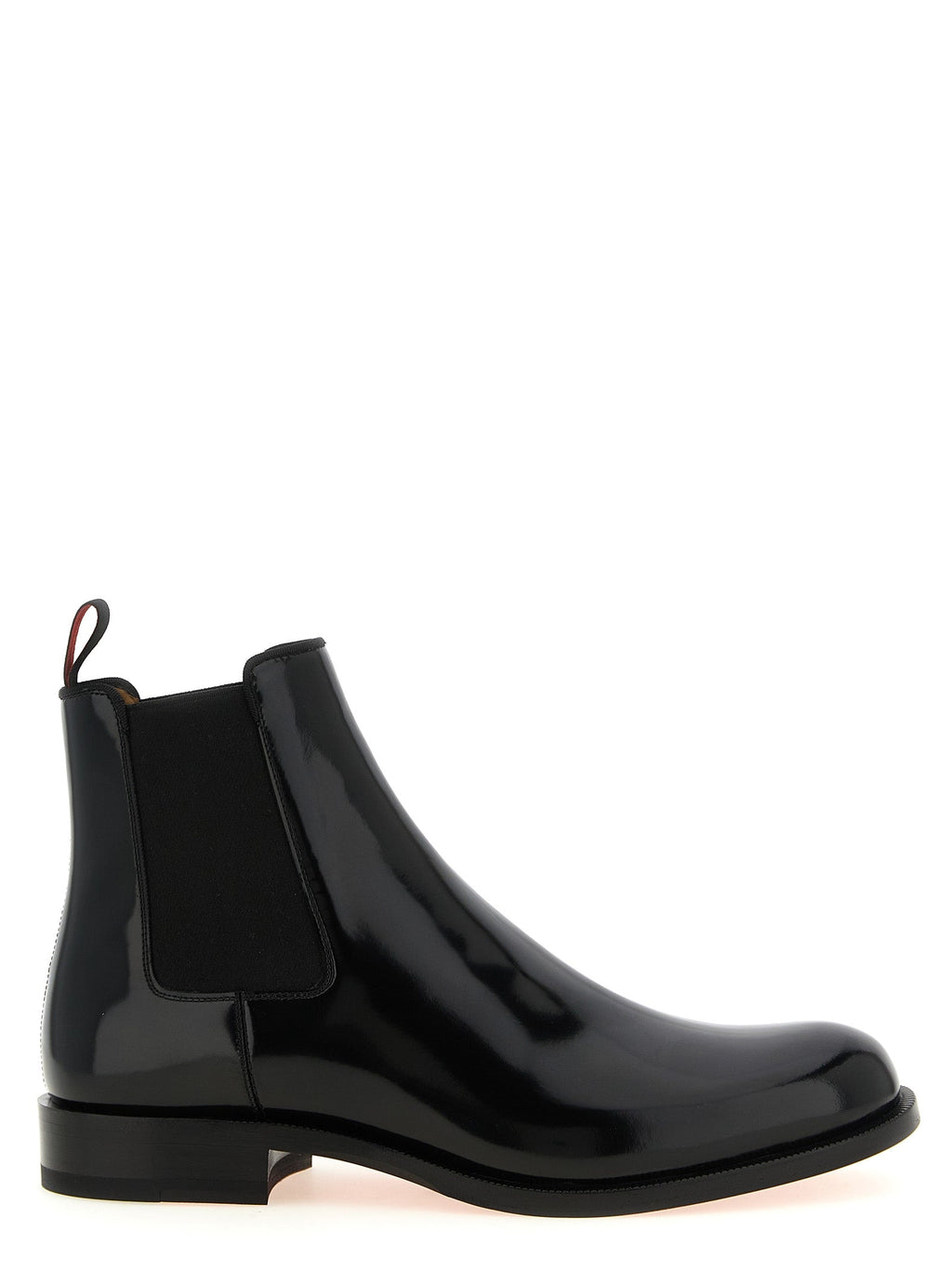 Schwarze Chelsea Boots aus Kalbsleder Christian Louboutin