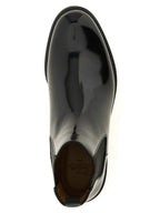 Schwarze Chelsea Boots aus Kalbsleder Christian Louboutin
