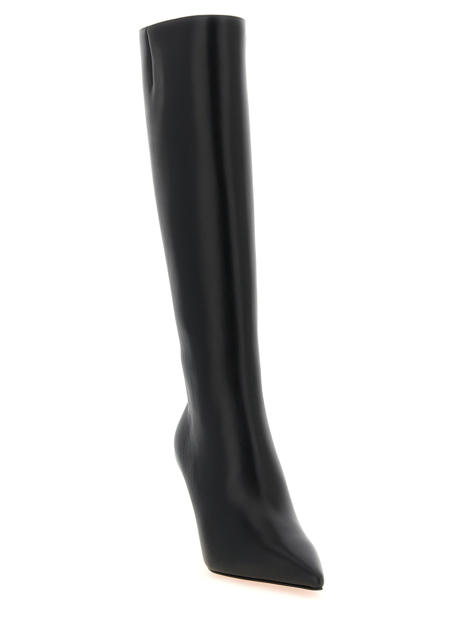 Schwarzes Kalbsleder Over-the-Knee Christian Louboutin