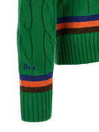 Zweifarbige Wollstrickjacke Polo Ralph Lauren