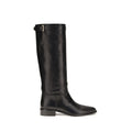 Schwarze Ankle Boots aus Kalbsleder Bos Taurus Prada