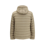Zweifarbige Polyamid-Steppjacke in voller Länge Parajumpers