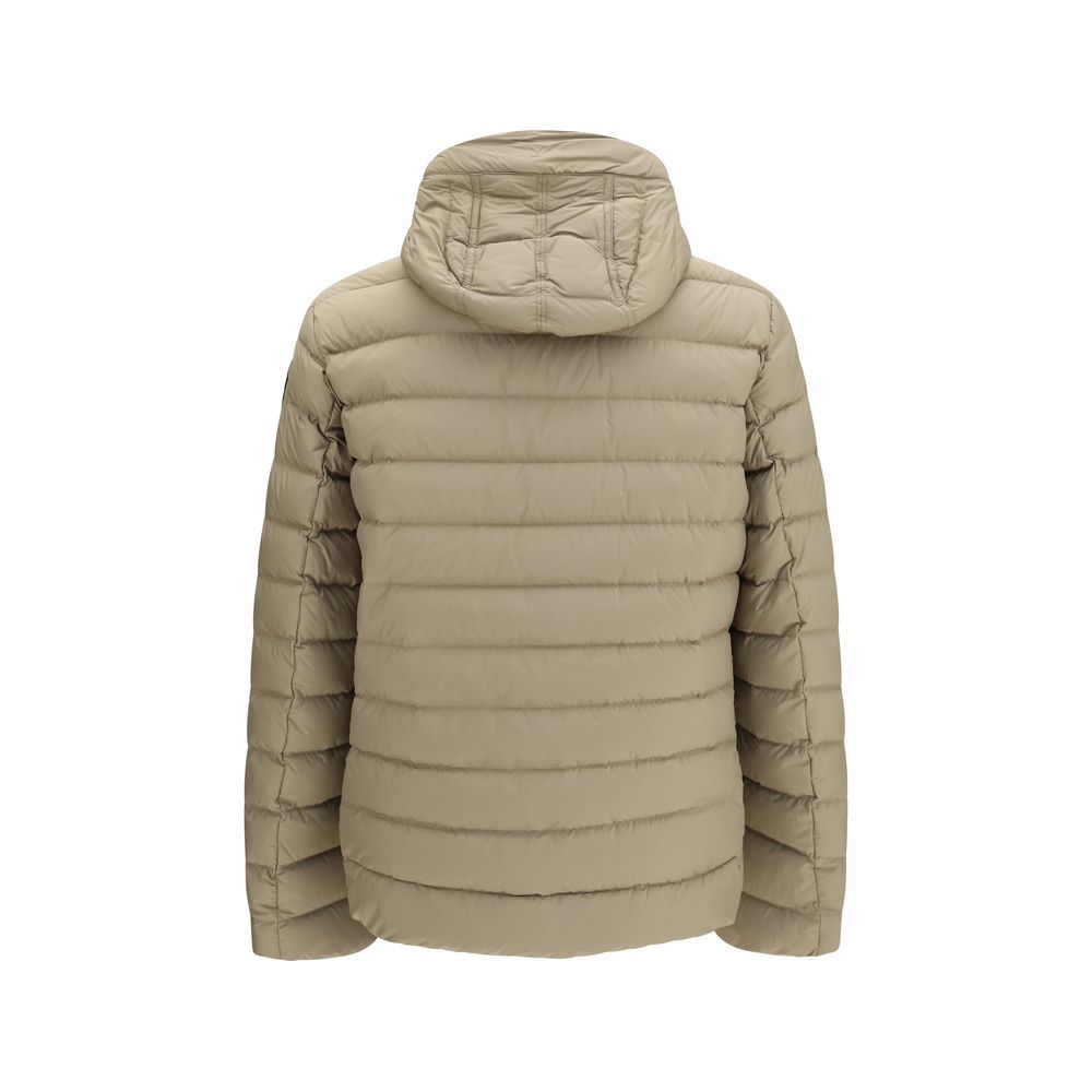 Zweifarbige Polyamid-Steppjacke in voller Länge Parajumpers