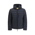 Schwarze Polyamid-Jacke in voller Länge Parajumpers