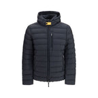 Schwarze Polyamid-Jacke in voller Länge Parajumpers