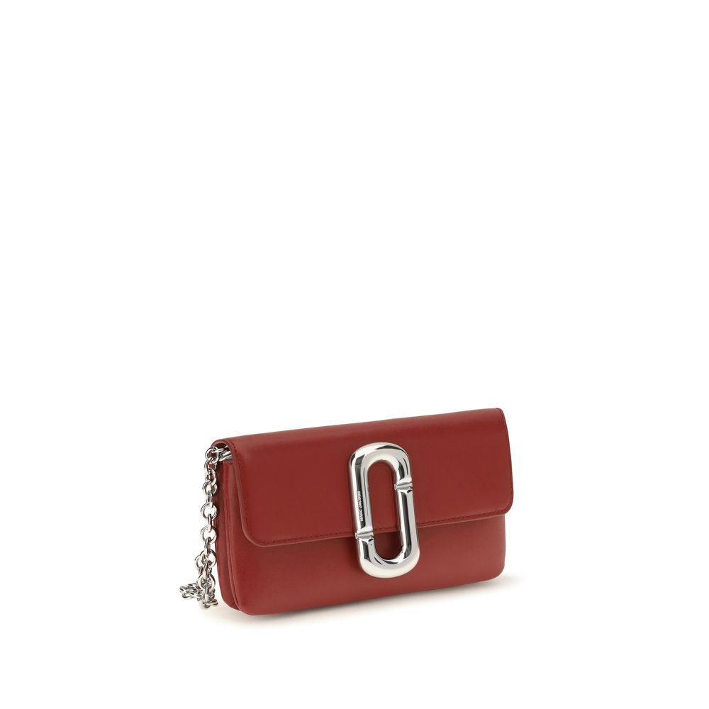 Schultertasche aus rotem Kalbsleder Bos Taurus Marc Jacobs
