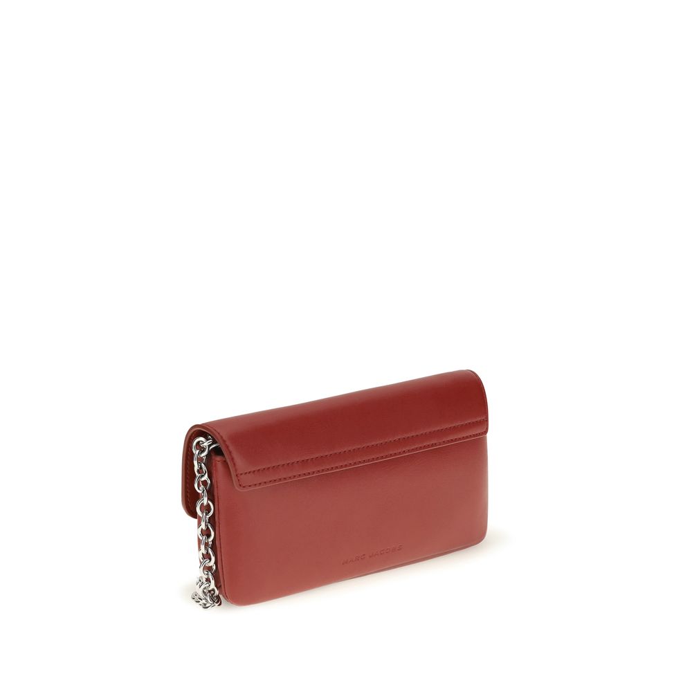 Schultertasche aus rotem Kalbsleder Bos Taurus Marc Jacobs