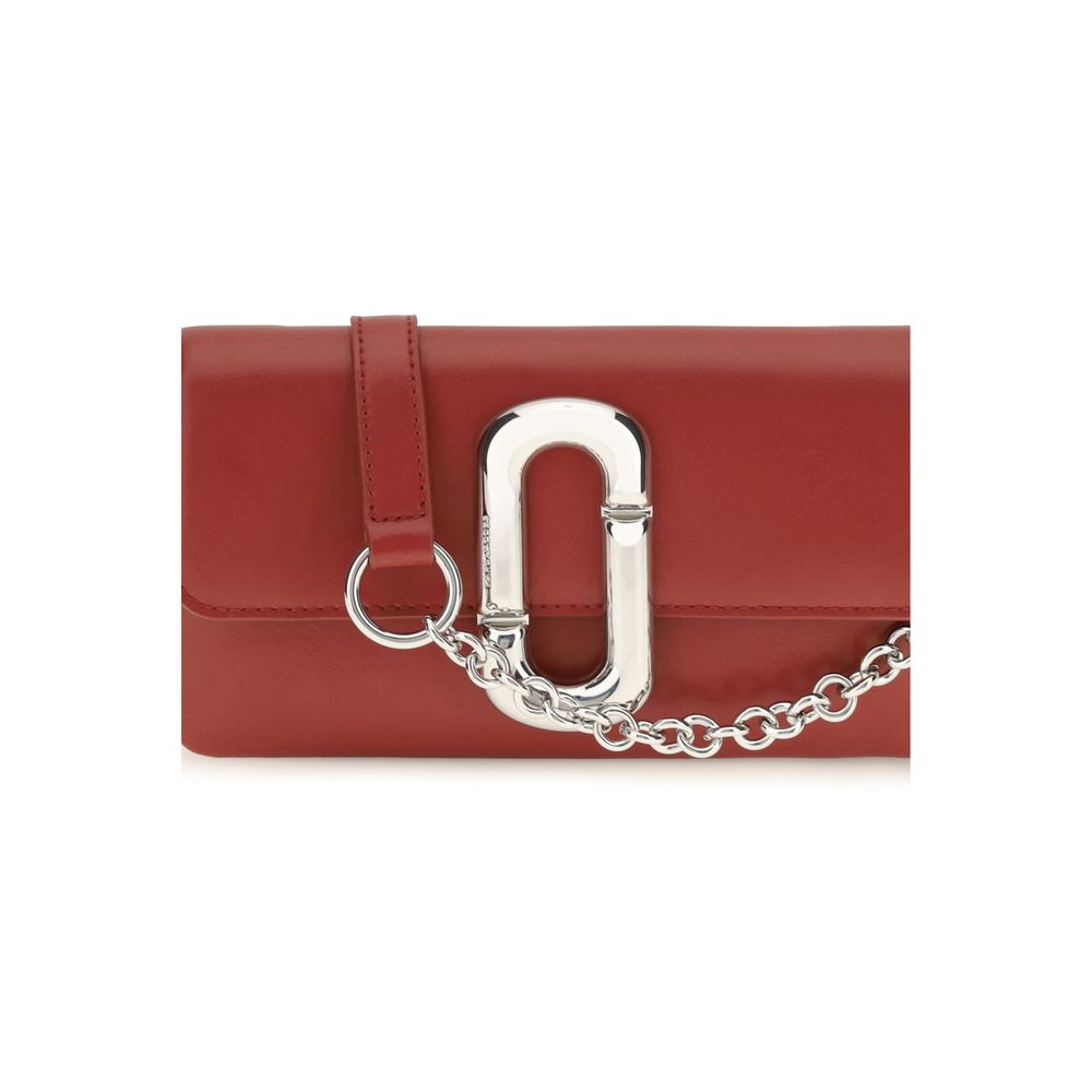Schultertasche aus rotem Kalbsleder Bos Taurus Marc Jacobs