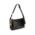 Schwarze Bos Taurus Kalbsleder Schultertasche Marc Jacobs