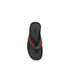 Schwarze Flip-Flop-Sandalen aus Nylon Gucci