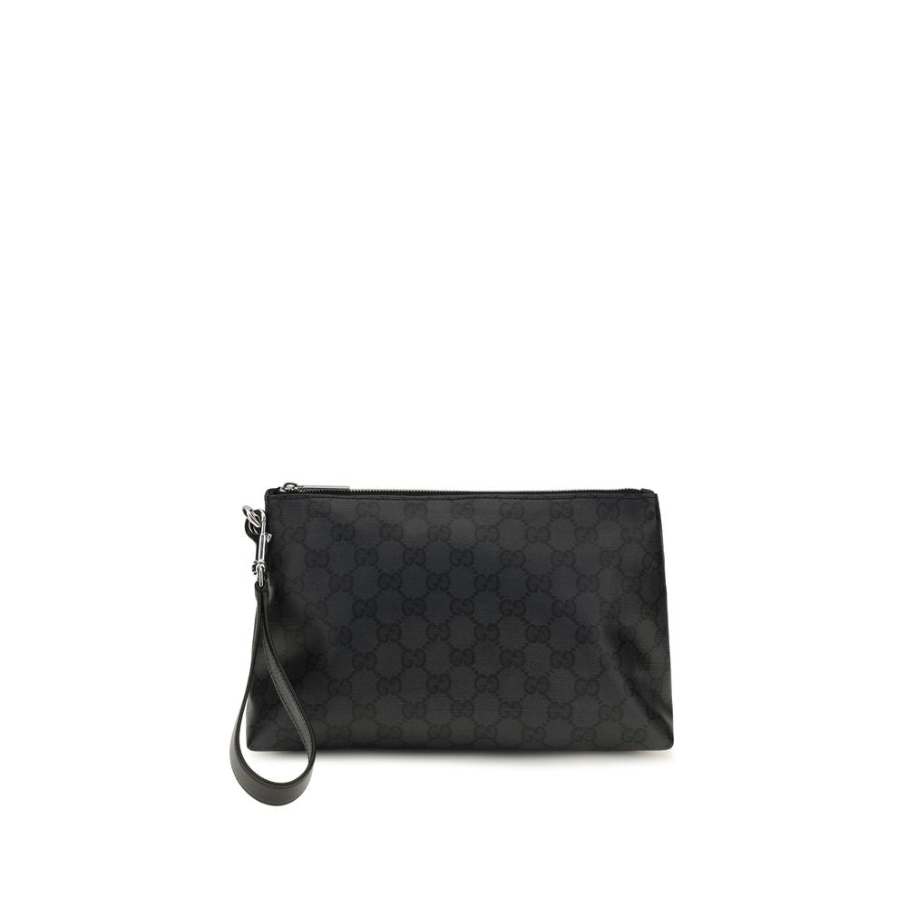 Schwarze Stoffhandtasche Gucci