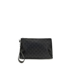 Schwarze Stoffhandtasche Gucci