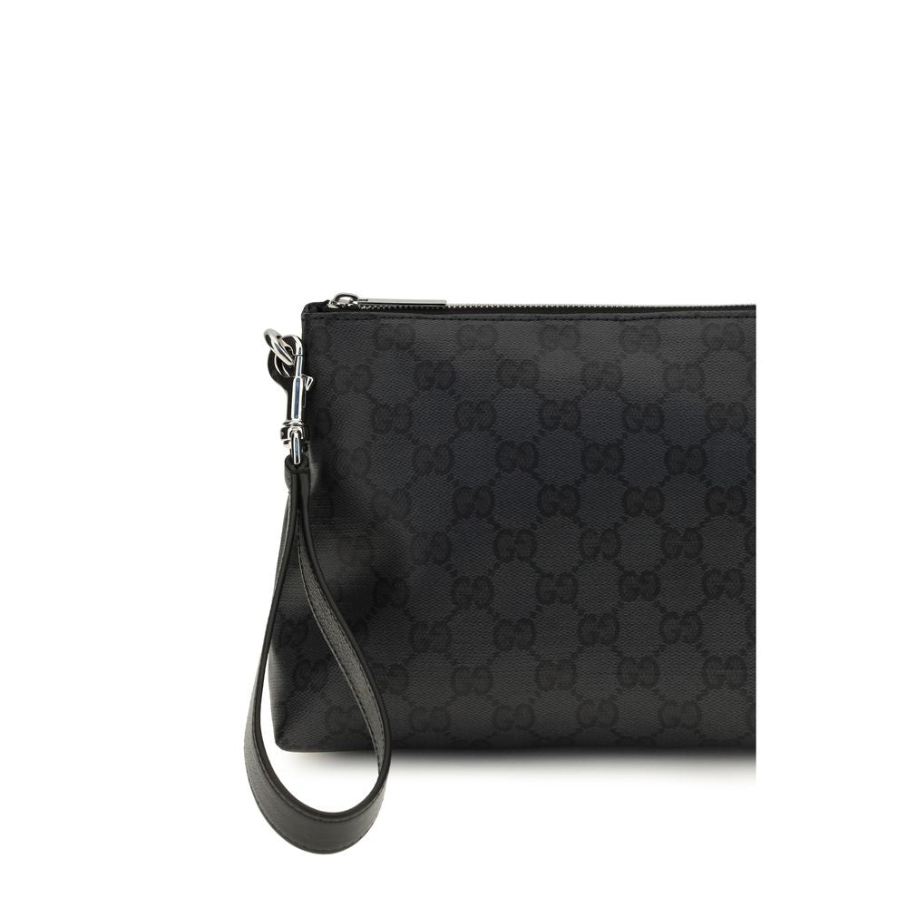 Schwarze Stoffhandtasche Gucci