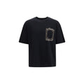 Schwarzes Baumwoll-T-Shirt Amiri