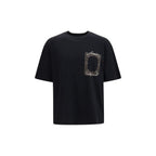 Schwarzes Baumwoll-T-Shirt Amiri