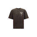 Braunes Baumwoll-T-Shirt Amiri