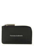 Schwarzer Kalbsleder-Kartenetui Christian Louboutin